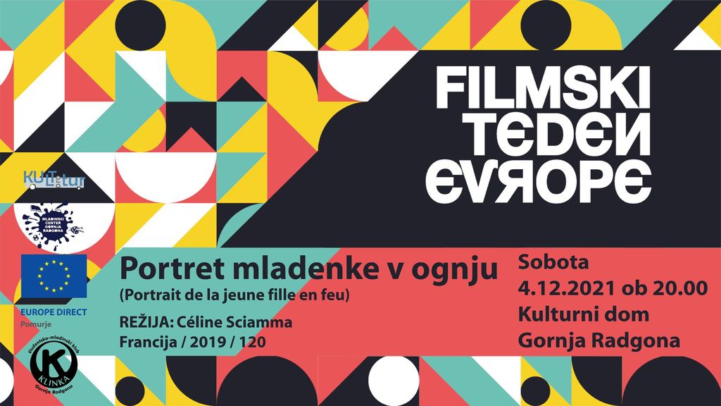 FILMSKI TEDEN EVROPE 2021: POTRET MLADENKE V OGNJU