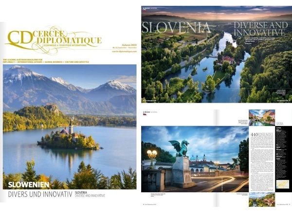 Slovenija z naslovno zgodbo predstavljena v jesenski izdaji revije Cercle Diplomatique