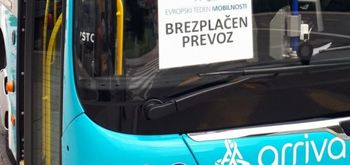 V sredo, 21. 9., brezplačni avtobusni prevoz v okviru ETM 2022