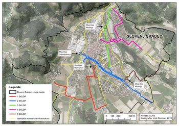 Gradnja kolesarskih stez na območju MO Slovenj Gradec