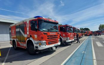 Srečanje gasilskih vozil Scania