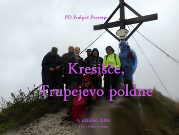 FOTOREPORTAŽA : PD na Kresišču in Trupejevem poldnu 4.10.2020                        