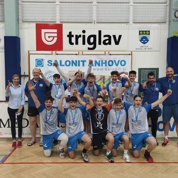 Ekipa Salonit Anhovo je kadetski državni prvak Slovenije 
