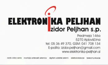 ELEKTRONIKA PELJHAN IZIDOR PELJHAN S.P.