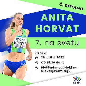 Anita Horvat, najhitrejša Trebanjka, 7. na svetu!
